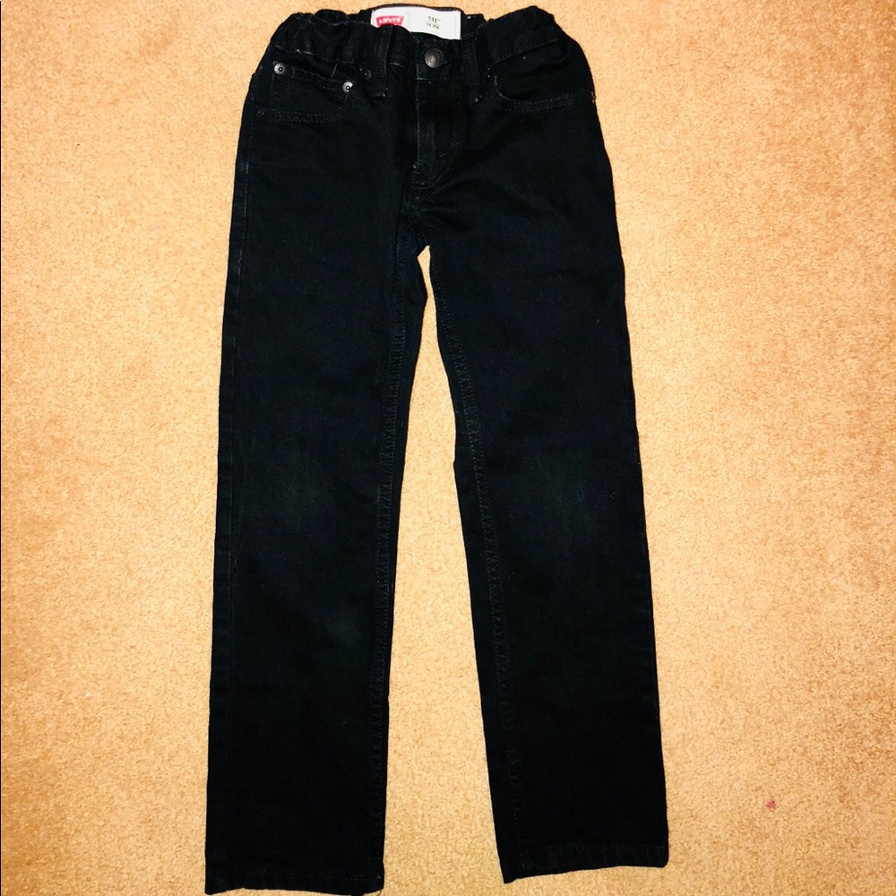 Black Levi Jeans w/Adjustable waist